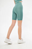 Biker Sporcu Şort - Mint Yeşil
