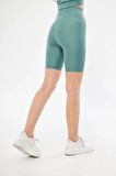 Biker Sporcu Şort - Mint Yeşil