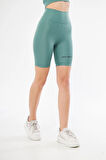 Biker Sporcu Şort - Mint Yeşil