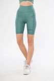 Yüksek Bel Biker Sporcu Şort - Mint Yeşili