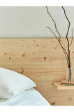 Ahşap Komidinli Yatak Başlığı 190x80 cm