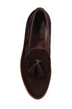 Shoetyle - Kahverengi Süet Deri Erkek Klasik Ayakkabı 250-2350