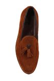 Shoetyle - Taba Süet Deri Erkek Klasik Ayakkabı 250-2350