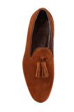 Shoetyle - Taba Süet Deri Erkek Klasik Ayakkabı 250-2351