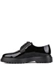 Shoetyle - Siyah Rugan Deri Bağcıklı Erkek Klasik Ayakkabı 250-2013
