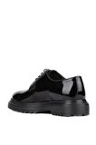 Shoetyle - Siyah Rugan Deri Bağcıklı Erkek Klasik Ayakkabı 250-2013