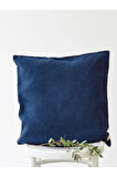 Lacivert kırlent Kılıfı 40x40 cm