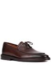Shoetyle - Kahverengi Deri Bağcıklı Erkek Klasik Ayakkabı 250-7511