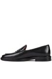 Shoetyle - Siyah Deri Bağcıksız Erkek Günlük Ayakkabı 250-7510