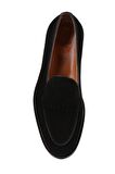 Shoetyle - Siyah Süet Bağcıksız Erkek Günlük Ayakkabı 250-7510