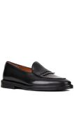 Shoetyle - Siyah Deri Bağcıksız Erkek Günlük Ayakkabı 250-7510