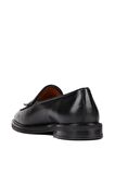Shoetyle - Siyah Deri Bağcıksız Erkek Günlük Ayakkabı 250-7510