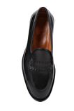 Shoetyle - Siyah Deri Bağcıksız Erkek Günlük Ayakkabı 250-7510