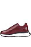 Shoetyle - Bordo Deri Bağcıklı Erkek Günlük Ayakkabı 250-2518