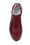Shoetyle - Bordo Deri Bağcıklı Erkek Günlük Ayakkabı 250-2518