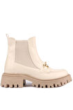 Shoetyle - Bej Renk Kadın Bot 360-1541