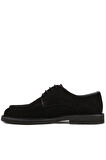 Shoetyle - Siyah Süet Deri Bağcıklı Erkek Günlük Ayakkabı 250-1617