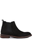 Shoetyle - Siyah Nubuk Erkek Chelsea Bot 365-0010