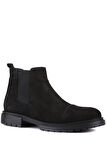 Shoetyle - Siyah Nubuk Erkek Chelsea Bot 365-0011