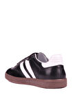 Shoetyle - Siyah Hakiki Deri Bağcıklı Erkek Sneaker 666-1077
