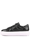 Shoetyle - Siyah Hakiki Deri Bağcıklı Erkek Ayakkabı 666-1801