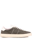 Shoetyle - Yeşil Hakiki Süet Bağcıklı Erkek Sneaker 666-3071
