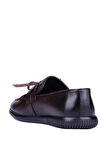 Shoetyle - Kahverengi Deri Bağcıksız Erkek Günlük Ayakkabı 610-1010