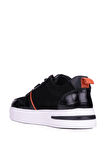 Shoetyle - Siyah Deri Bağcıklı Erkek Sneaker 610-1015