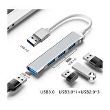 Alfalink AL-A809 USB 4Port 3.0 Slim Hub