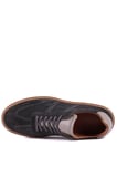 Shoetyle - Hakiki Süet Deri Antrasit Gri Renk Bağcıklı Günlük Erkek Ayakkabı - 250-3001