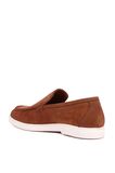 Shoetyle - Hakiki Süet Deri Taba Rengi Erkek Loafer - 115-K664