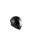 MT Stinger 2 Solid A1 Matt Full Face Mat Siyah Motosiklet Kaskı XL