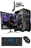 Mintra Rainbow X I7-10700f 16GB 512GBSSD M2 Nvme RX580 8GB 24" 165hz Oyuncu Masaüstü Bilgisayarı