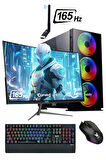 Mintra Eomer X I5-12400f 32GB 512GB M.2 Nvme Msı Rtx 3060 3x 12GB 24" 165hz Oyuncu Masaüstü Bilgisayarı