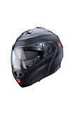 DUKE X MAT BLACK ÇENE AÇILIR MOTOSİKLET KASKI S