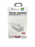 Blue Spectrum 10W 2.4A Şarj Başlığı USB Çıkışlı