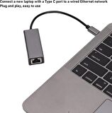 Alfalink AL-C70 USB To Type-C  3.0 Gigabit Ethernet Adaptör