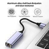 Alfalink AL-C70 USB To Type-C  3.0 Gigabit Ethernet Adaptör