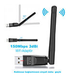 Alfa W114 150Mbps 2.4Ghz 3dbi Usb Antenli Kablosuz Adaptör