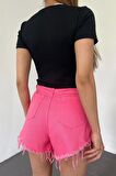 Kadın Fitilli Crop Bluz