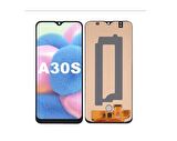 SAMSUNG A30S A307 UYUMLU LCD DOKUNMATİK EKRAN ÇITASIZ SİYAH