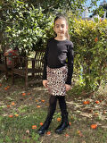4578 LEOPAR ŞORT ETEK