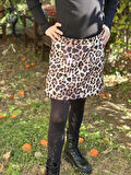 4578 LEOPAR ŞORT ETEK