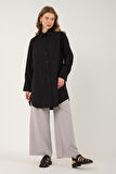 Poplin Gömlek 90 cm Siyah