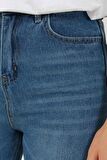 Mom Comfort Jean Orta Mavi