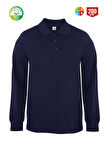 Myform 08107 T-Shirt Uzunkol Eco Polo Lacivert