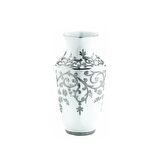 Antik Vazo 25 Cm-Platin Desenli