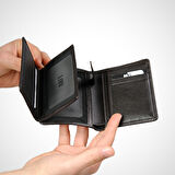 Hakiki Deri Erkek Cüzdan - İsim Baskılı, Kişiye Özel | Alex 2808