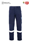 Myform 02141 Pantolon Palmira Plus Lacivert / Gri