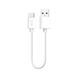 Yetty Type-C Kısa Hızlı Powerbank Şarj ve Data Kablosu 2.1A Beyaz 20cm